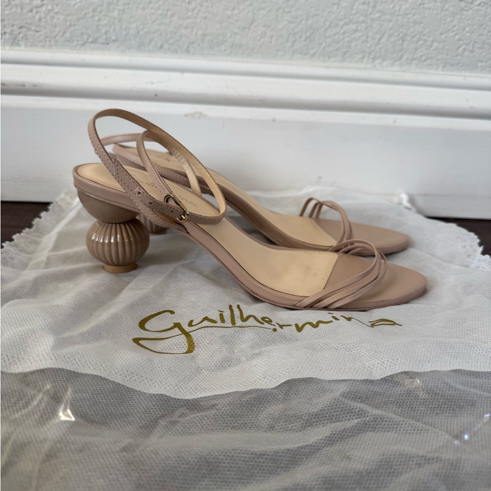 Women's Tan Strappy Heels by Guilhermina from Anthropologie